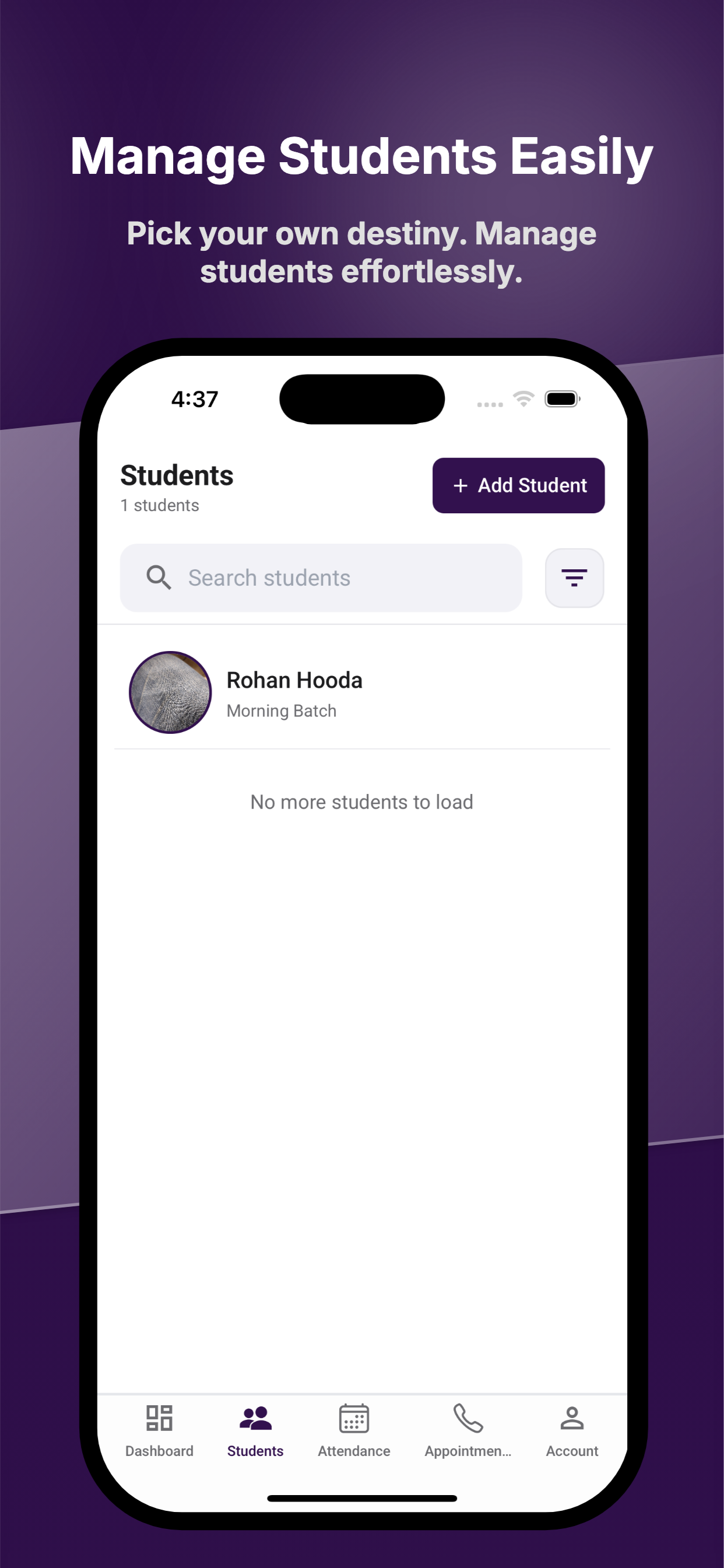 Manage Students Easily