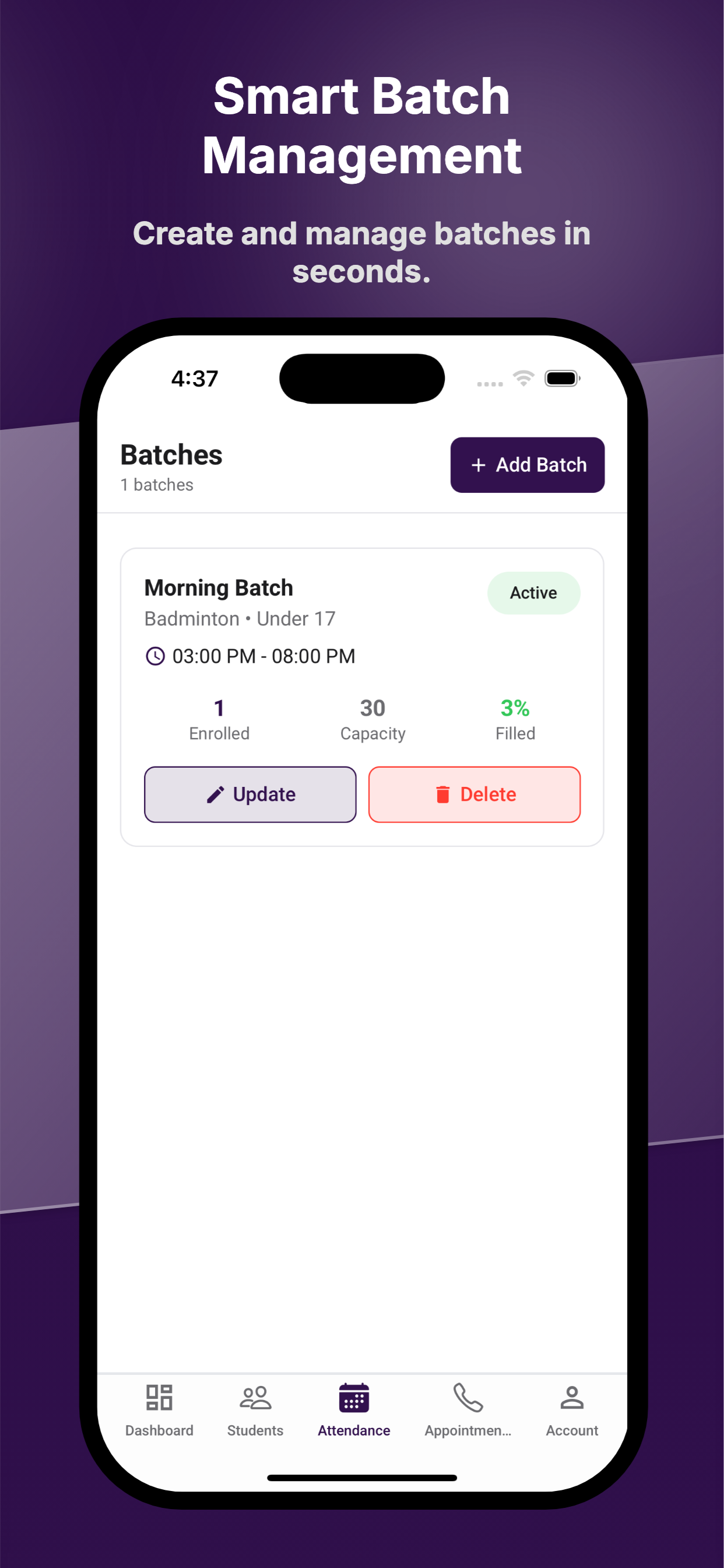 Smart Batch Management